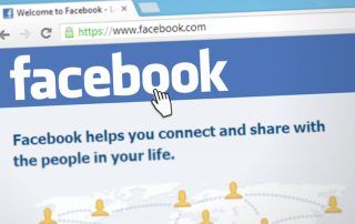 Facebook homepage
